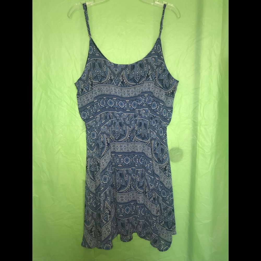 Blue dress